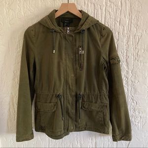 Forever 21 Army Green Utility Jacket Size Small